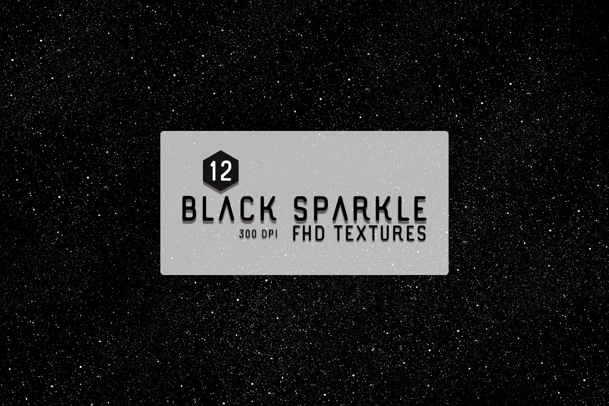 12 Free Black Sparkles Textures