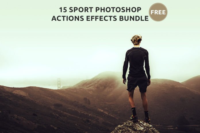 15 Free Sport Photoshop Actions Effects Bundle