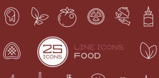 25 Free Food Vector Icons