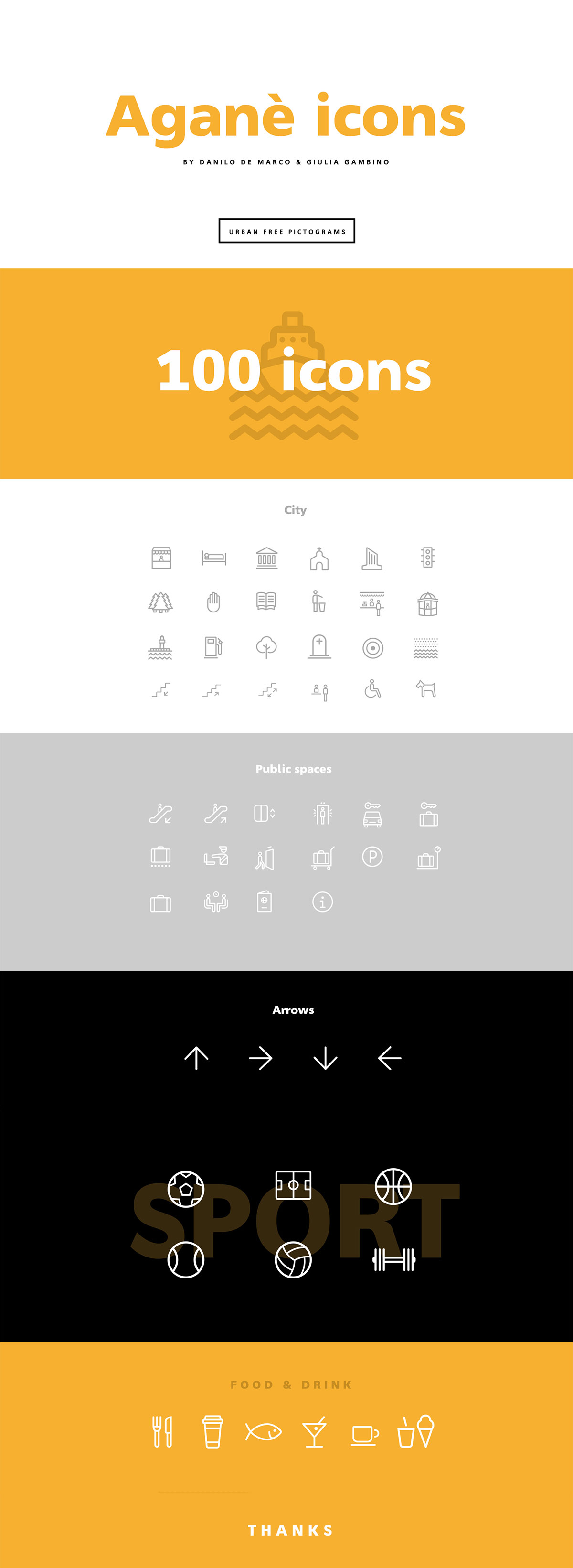Free Aganè Vector Icon Pack
