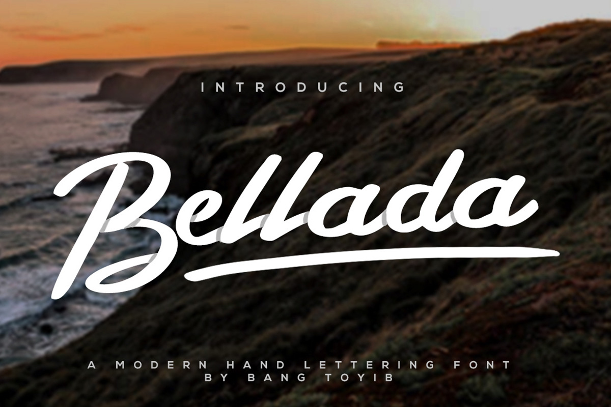 Free Bellada Script Font