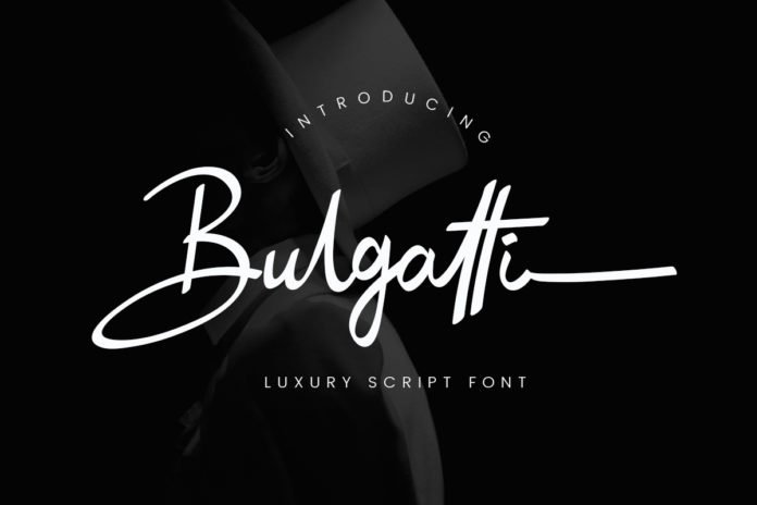 Free Bulgatti Luxury Script Font