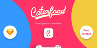 Free Caterfood Catering Service UI Kit