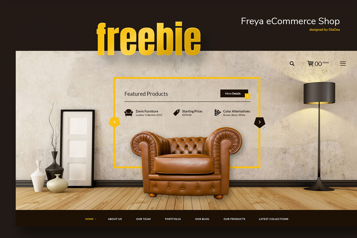 Free Freya eCommerce Template