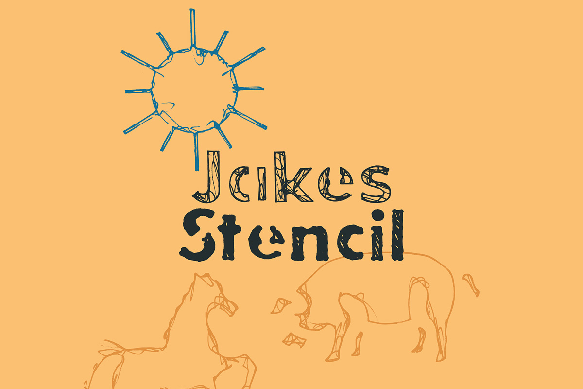 Free Jakes Stencil Font Family
