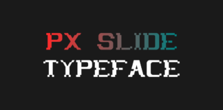 Free PX Slide Decorative Font