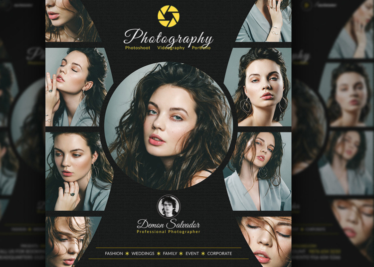 Free Photography Flyer PSD Template