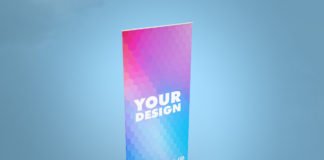 Free Rollup Banner Mockup PSD