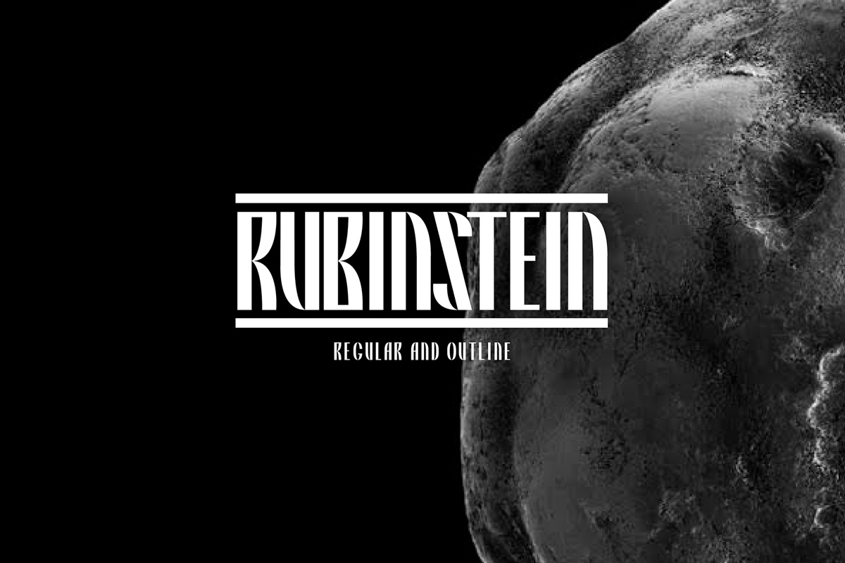 Free Rubinstein Techno Font