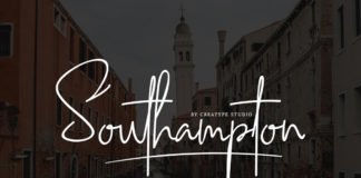 Free Southampton Signature Script Font