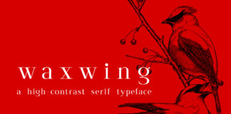 Free Waxwing Serif Font