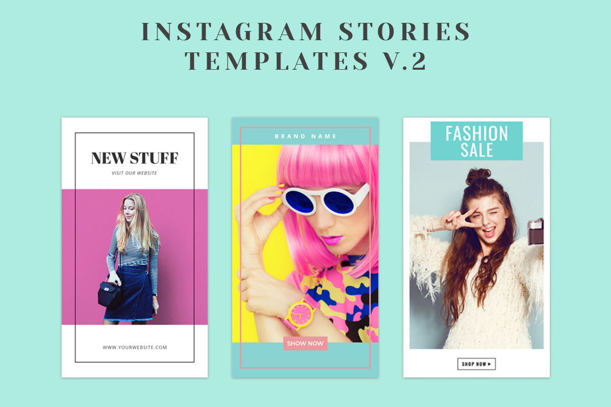Free Instagram Stories Templates V2