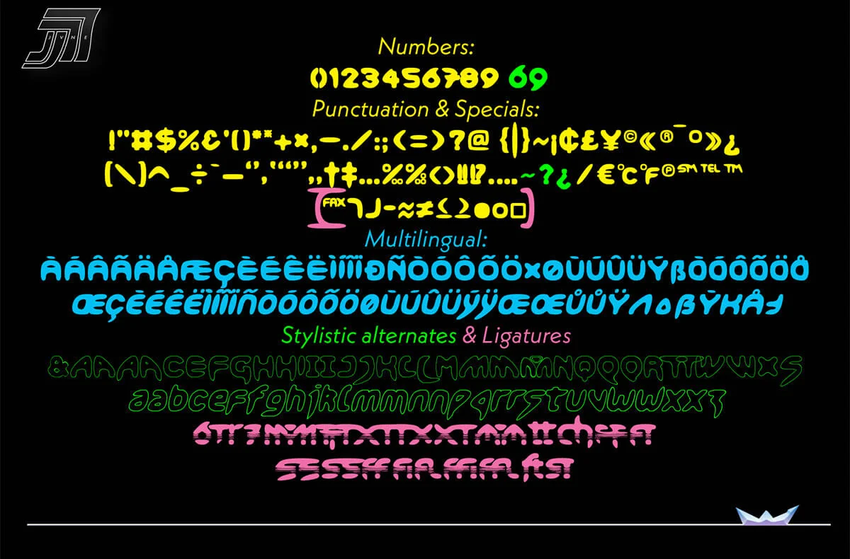Smoothdron Display Font Preview 3