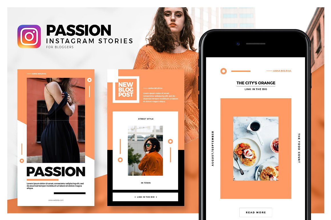 10 Professional Instagram Story Templates for Bloggers & Brands
