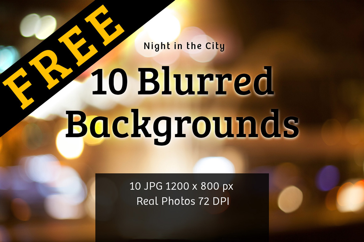 10 Free Blurred Backgrounds