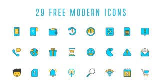 29 Free Modern Icons