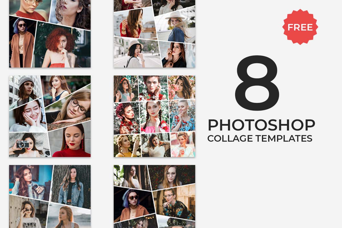 adobe photoshop collage template download