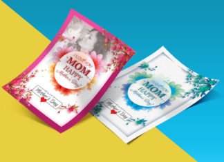 Free Happy Mothers Day Flyer PSD Template