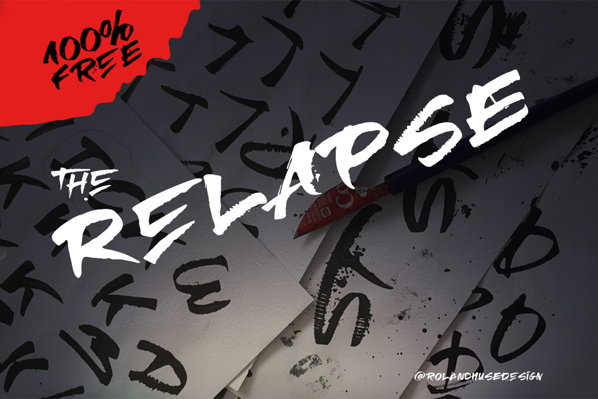 Free Relapse Display Font