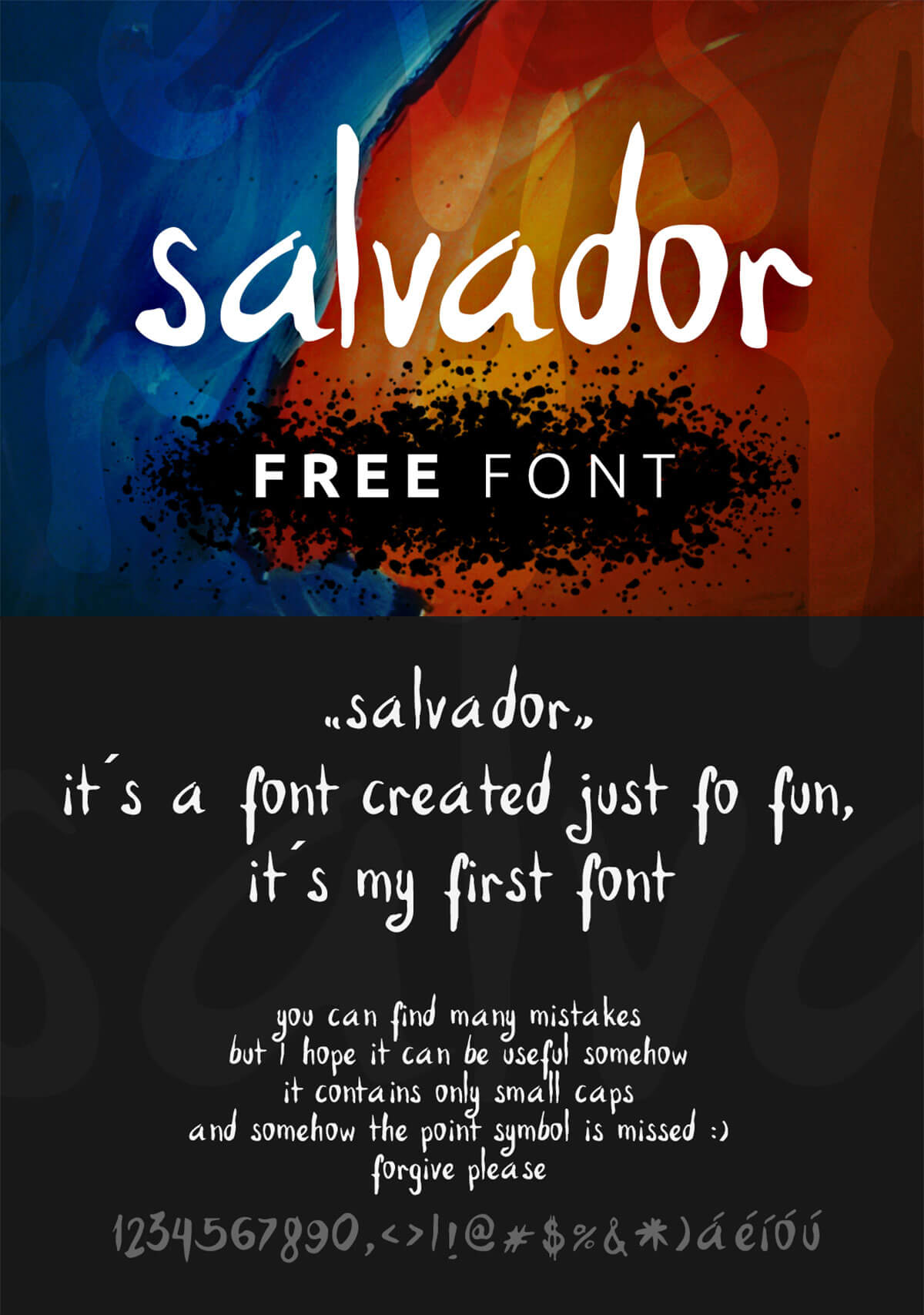 Free Salvador Handmade Font