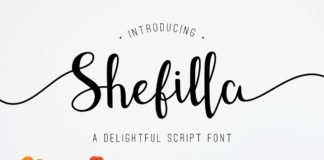 Free Shefilla Script Font