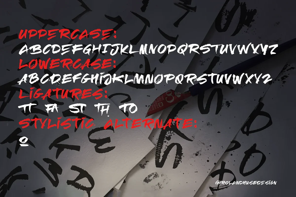 Relapse Display Font Preview 4