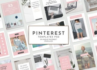 18 Free Unique Pinterest Graphic Templates for Bloggers