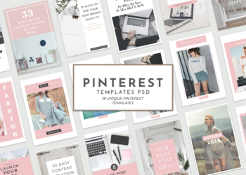 18 Free Unique Pinterest Graphic Templates for Bloggers