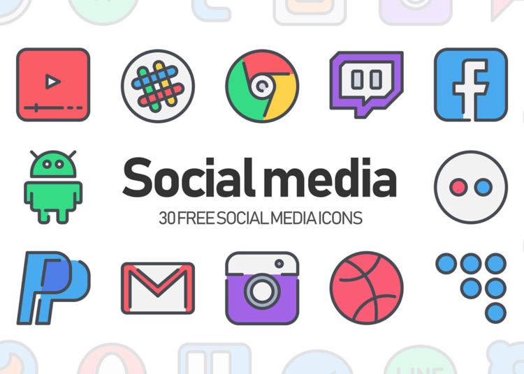 30 Free Social Media icons