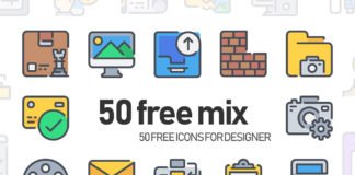 50 Free Simple Line Icons