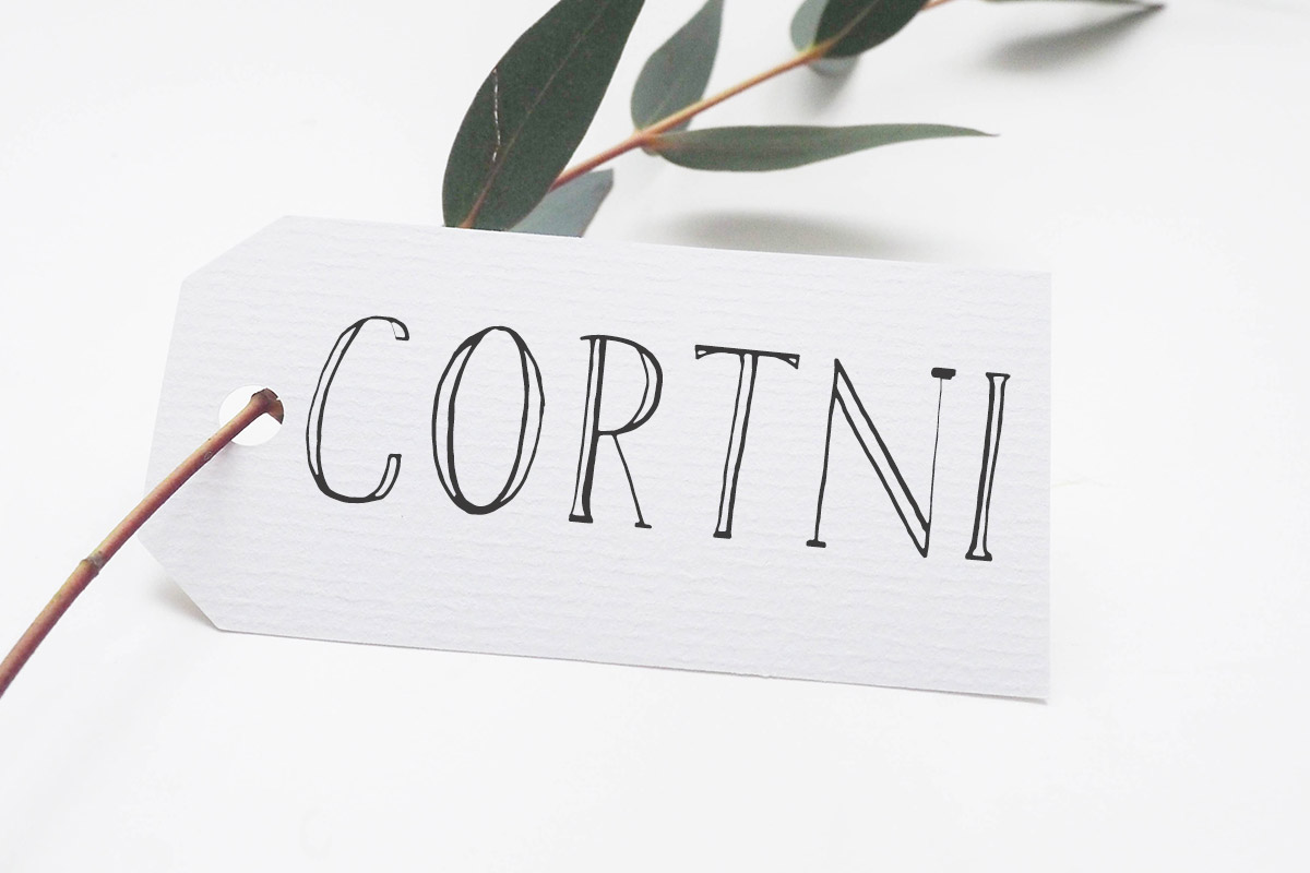 Free Cortni Handwriting Font