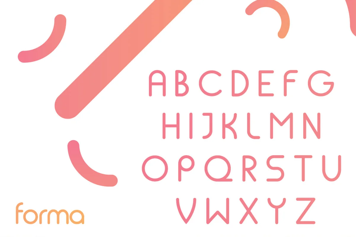 Forma Geometric Sans Serif Font Preview 1