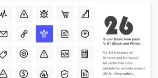Free 26 Super Basic SEO Icons Pack