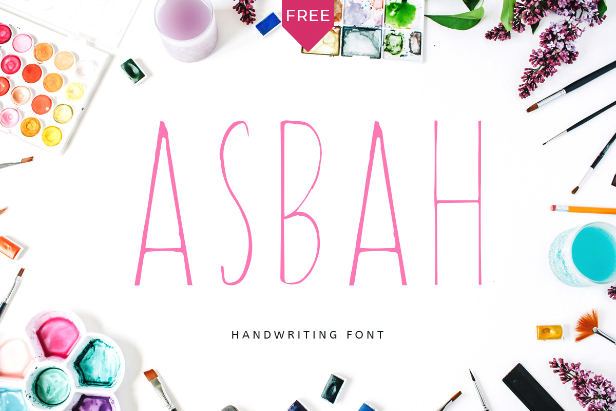 Free Asbah Handmade Font
