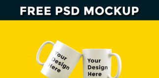 Free Cup Mockup PSD