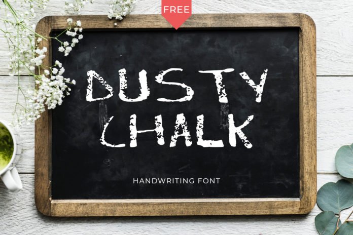 Free Dusty Chalk Handmade Font