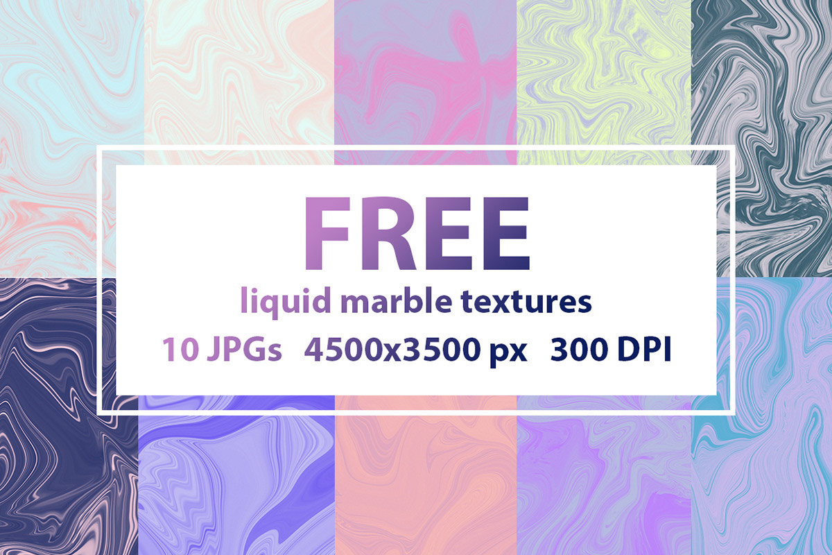 Free Liquid Marble Textures