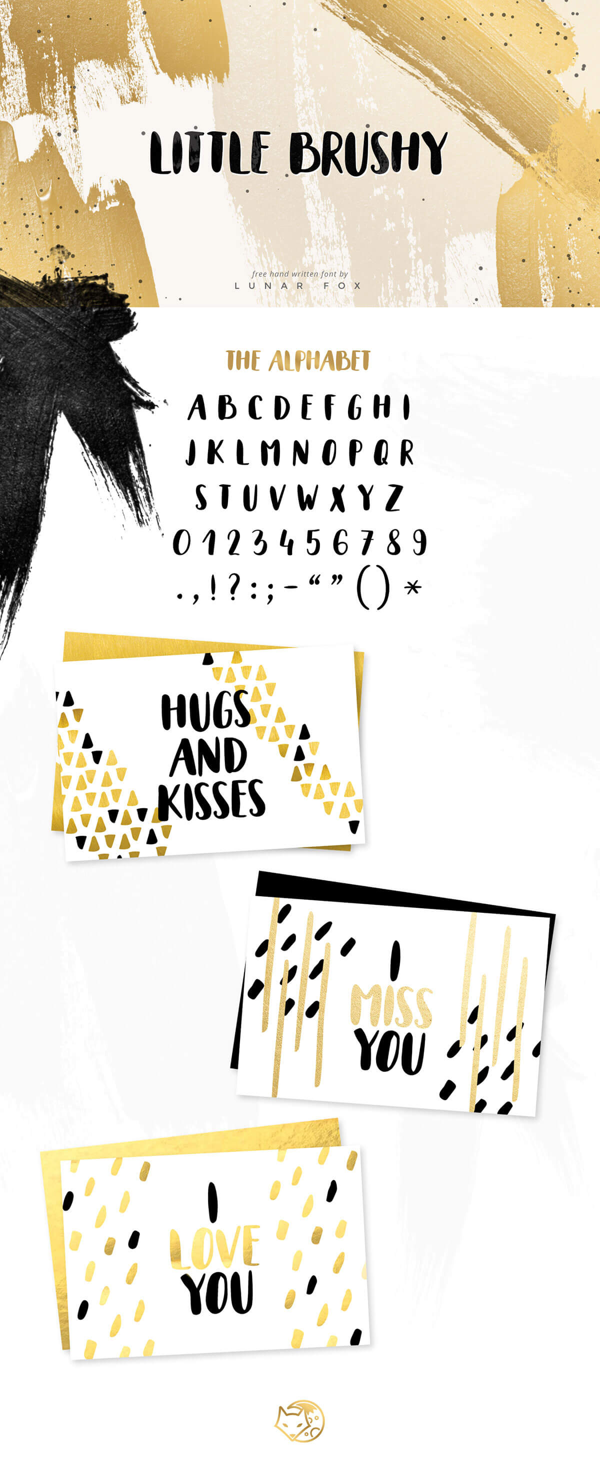 Free Little Brushy Hand Painted Font