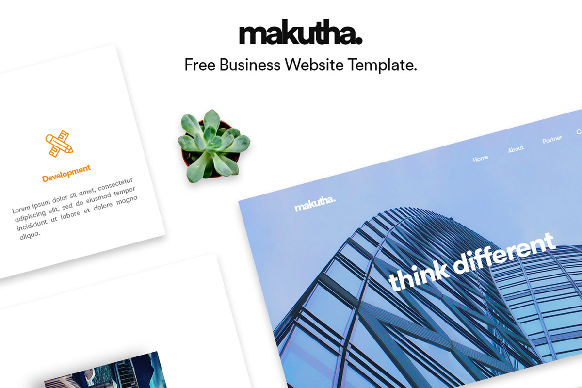 Free Makutha Business Web Template