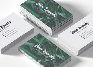 Free Nature Photography Business Card