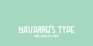 Free Navarros Type Display Font