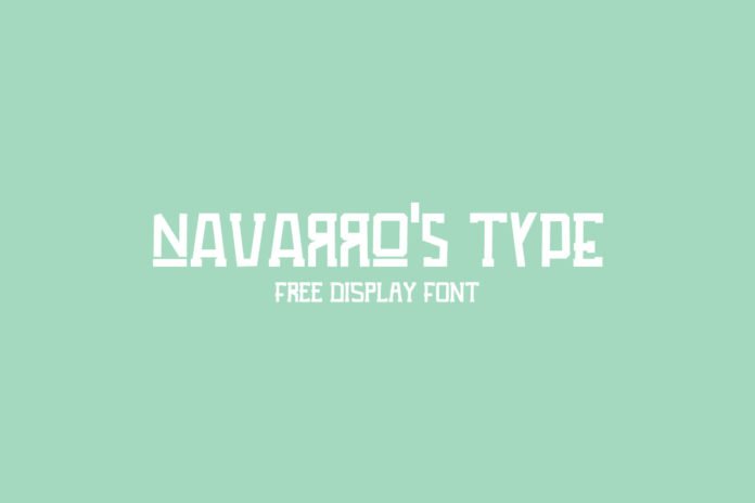 Free Navarros Type Display Font