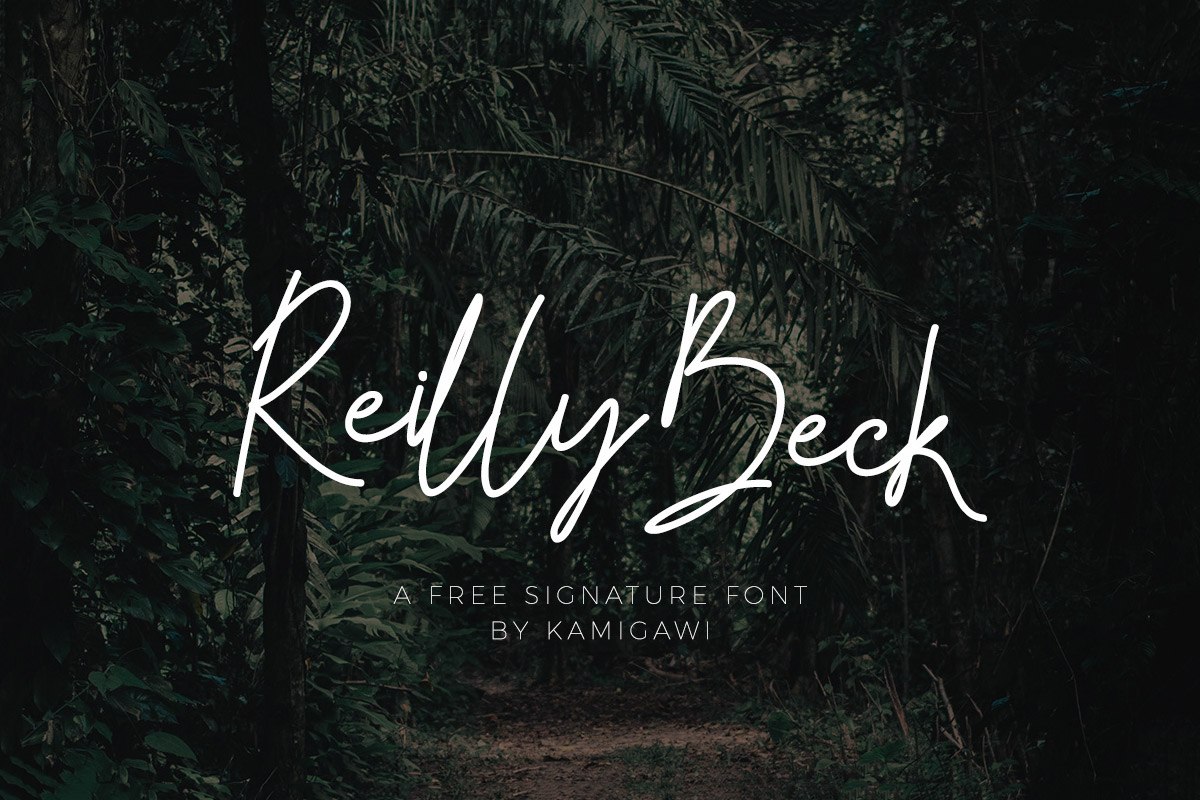Free Reilly Beck Signature Font