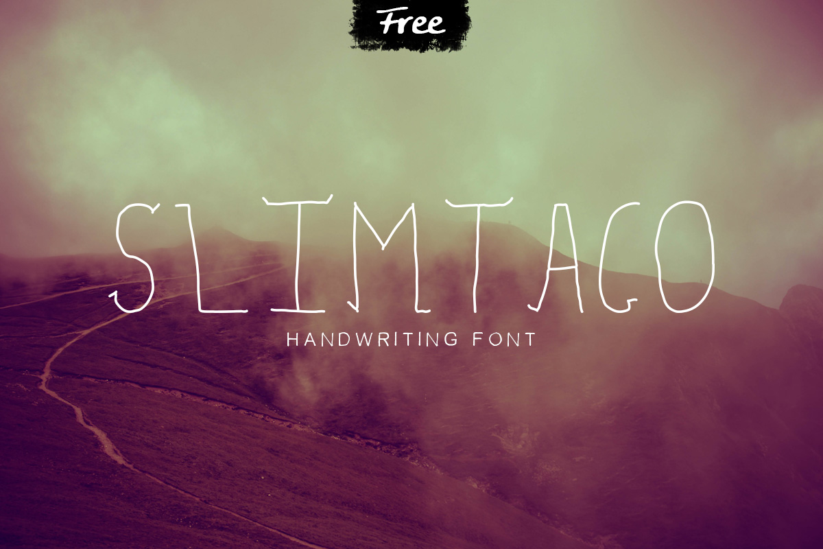 Free Slimtaco Handwritten Font