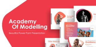 Academy Modelling Powerpoint Template