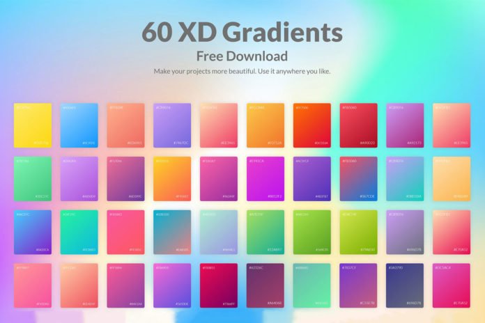 Free 60 Adobe XD Gradients