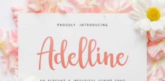 Free Adelline Beautiful Script Font
