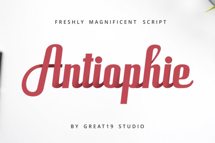 Free Antiophie Script Font