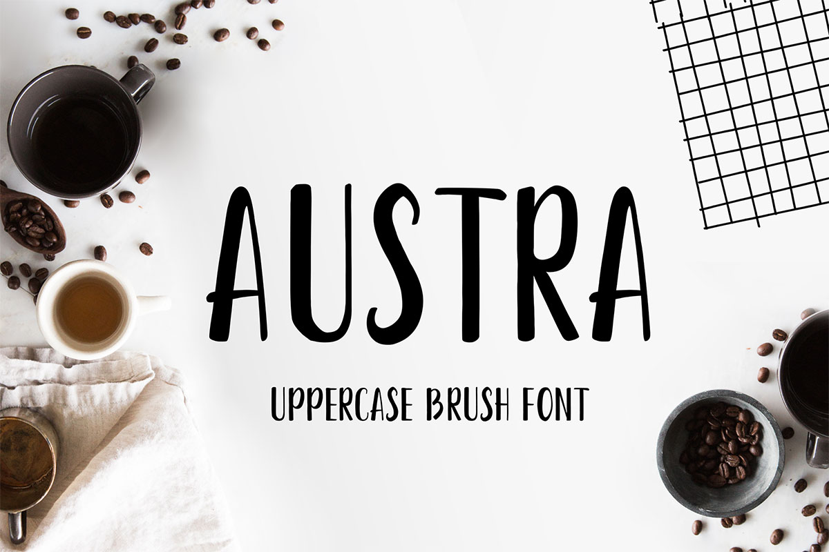 Free Austra Brush Font