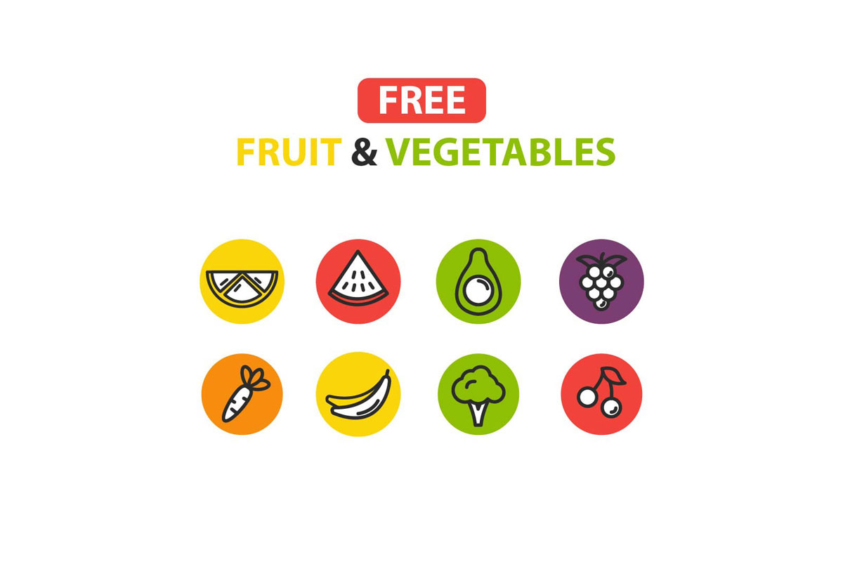 Free Fruit Vegetables Icons